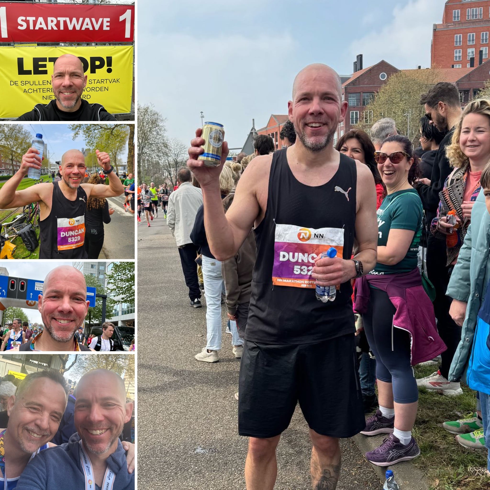 NN Marathon Rotterdam 2025, de warmste?